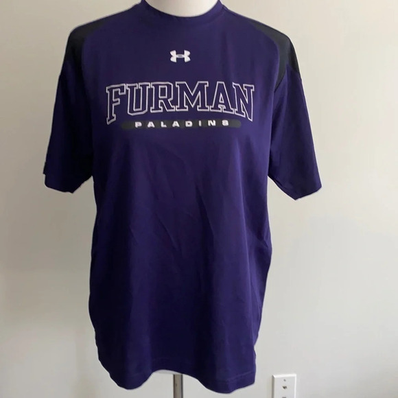 •Under Armour• Furman University Heat Gear Shirt - Picture 1 of 6